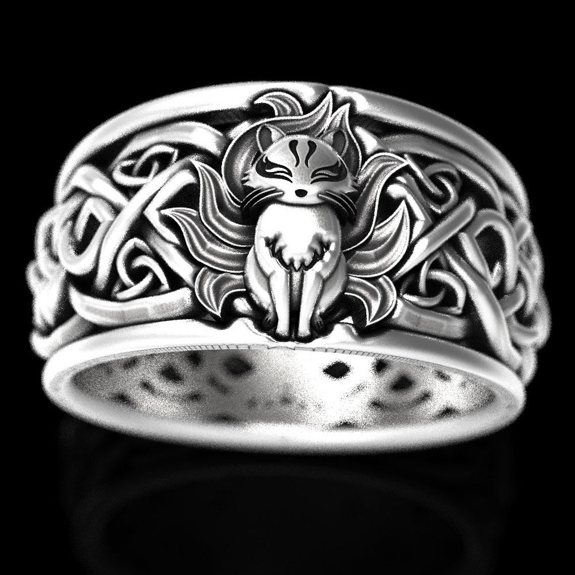 Silver Plated Adjustable Ring (SR0009)