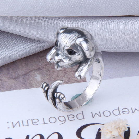 Silver Plated Adjustable Ring (SR0018)