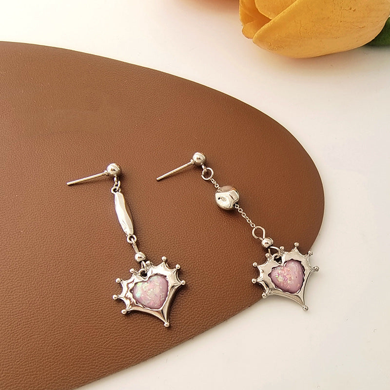 Silver Drop Dangle Streetwear Fashion Earring