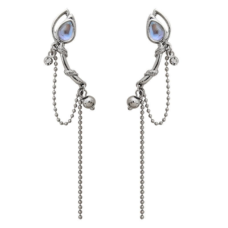 Silver Drop Dangle Streetwear Fashion Earring