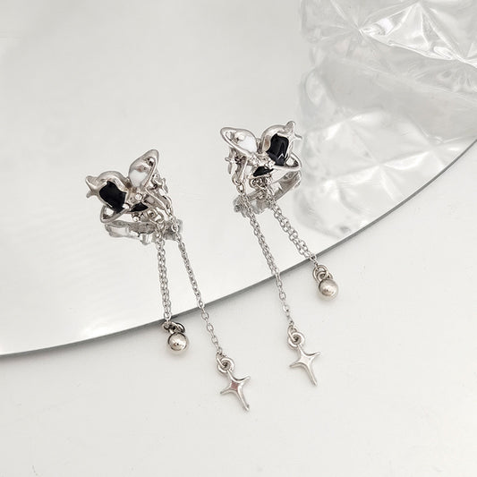 Silver Drop Dangle Streetwear Fashion Earring